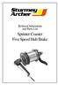 Technical Infor m ation and Parts List. Sprinter Coaster Five Speed Hub Brake
