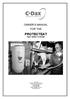 OWNER S MANUAL FOR THE PROTECTEAT TEAT SPRAY SYSTEM
