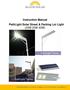 Instruction Manual PathLight Solar Street & Parking Lot Light (20W 25W 30W)