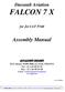 Dassault Aviation FALCON 7 X. for Jet CAT P160. Assembly Manual. AVIATION Design