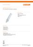 OSRAM DULUX D. Product family datasheet. CFLni, 2 tubes, with 2-pin base for CCG operation