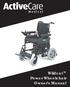 Wildcat. Power Wheelchair Owner's Manual