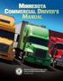 MINNESOTA COMMERCIAL DRIVER S MANUAL