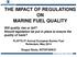 THE IMPACT OF REGULATIONS ON MARINE FUEL QUALITY