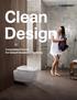 Clean Design. Compatible Fixtures for Geberit Installation Systems