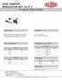 DIAL DAMPER REGULATOR SET (1/4 ) Product Data Sheet