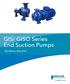 GIS/ GISO Series End Suction Pumps TECHNICAL BULLETIN