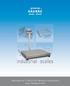 Table scales WLC/R Table scales WPY Platform scales WTC Waterproof scales WPT Multifunctional scales WPW...