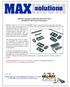 MAXIMUM. Mill-Max Introduces Gull Wing SMT.070 Pitch ShrinkDIP & SIP Sockets and Headers