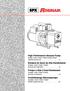 High Performance Vacuum Pump Model 15401/15601/15603/15605/15607 Operating Manual... 2