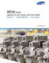 HP3V SERIES SWASH PLATE AXIAL PISTON PUMP