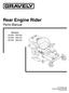 Rear Engine Rider Parts Manual