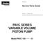 PAVC SERIES VARIABLE VOLUME PISTON PUMP