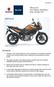 Motorcycle 2012 Model: DL650AL2 Date: October 2011