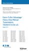 Eaton Fuller Advantage Heavy-Duty Manual Transmissions TRDR0970 EN-US