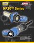 HP20 Series. Utilizes a Small #20 Size Shell Accommodates Up to 646 MCM Cable Patents Pending