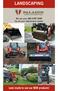 LANDSCAPING. We are your ONE STOP SHOP for all your attachment needs! Look inside to see our NEW products!