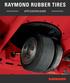 RAYMOND RUBBER TIRES APPLICATION GUIDE