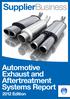 SupplierBusiness. Automotive Exhaust and Aftertreatment Systems Report 2012 Edition