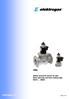 VML. elektrogas.com. Safety solenoid valves for gas Slow opening and fast closing type DN10 DN80 EE