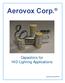 Aerovox Corp. Capacitors for HID Lighting Applications. Catalog HID-cap 2004-R0