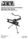 Operating Instructions and Parts Manual Hydraulic Pipe Bender Models: JHPB-20 (2-inch), JHPB-30 (3-inch)