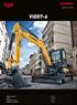 MINI EXCAVATOR. ViO57-6. Operating weight Engine Digging force (arm) Digging force (bucket) 5485 kg 4TNV84T 24,4 kn 41,9 kn
