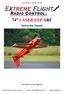 Modellbau Lindinger GmbH 74 LASER EXP ARF. Instruction Manual. Copyright 2014 Extreme Flight RC