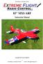83 MXS ARF Instruction Manual Copyright 2012 Extreme Flight RC