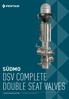 SÜDMO DSV COMPLETE DOUBLE SEAT VALVES FLOW & FILTRATION SOLUTIONS PROCESS VALVE TECHNOLOGY