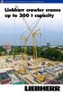 View thousands of Crane Specifications on FreeCraneSpecs.com. Liebherr crawler cranes up to 300 t capacity