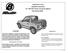 Duster Deck Cover Installation Instructions For: 1995 GEO Tracker and Suzuki Sidekick Part Number 90029