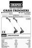 GRASS TRIMMERS INSTRUCTIONS IMPORTANT: PLEASE READ THESE INSTRUCTIONS CAREFULLY TO ENSURE THE SAFE AND EFFECTIVE USE OF THIS TOOL.