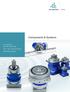 alpha Components & Systems Low backlash planetary gearheads Servo right-angle gearheads Mechanical systems
