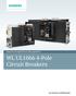 Selection and Application Guide Supplement. WL UL Pole Circuit Breakers. usa.siemens.com/wlbreaker
