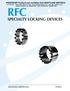 RFC SPECIALTY LOCKING DEVICES