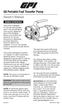 G8 Portable Fuel Transfer Pump Owner s Manual