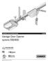 BACK HINTEN. Installation and operating manual. Garage Door Opener synoris 550/ V OCE-Rev.G