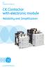 CK Contactor with electronic module