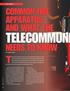 TELECOMMUNI COMMON FIRE APPARATUS AND WHAT THE NEEDS TO KNOW