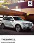 THE BMW X3. SPECIFICATION GUIDE.