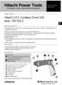 Hitachi 3.6 V Cordless Driver Drill