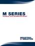 M SERIES TECHNICAL DATA INFORMATION PACKET