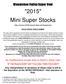 2015 Mini Super Stocks