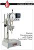product manual H-1240 & H F Electric Penetrometer with Digital Automatic Timer