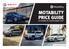 MOTABILITY PRICE GUIDE. 1st October to 31st December 2017