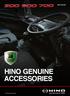 hino.com.au HINO GENUINE ACCESSORIES A Toyota Group Company