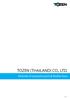 TOZEN (THAILAND) CO., LTD. All kinds of expansion joint & flexible hose P-0212