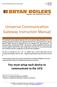 Universal Communication Gateway Instruction Manual
