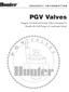 PRODUCT INFORMATION. PGV Valves. Rugged, Professional-Grade Valves Designed to Handle the Full Range of Landscape Needs L V E P